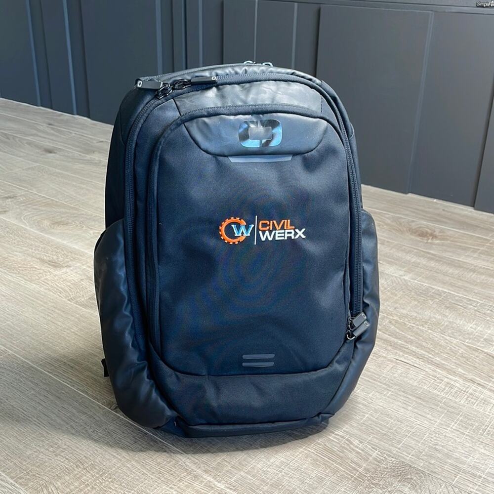 OGIO Black Multi Pocket Passed Straps Backpack